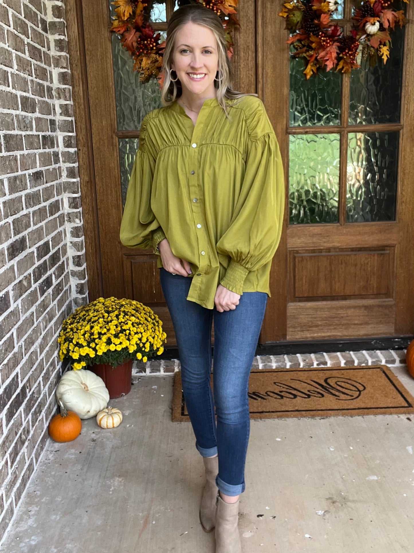 Ozzy top in olive
