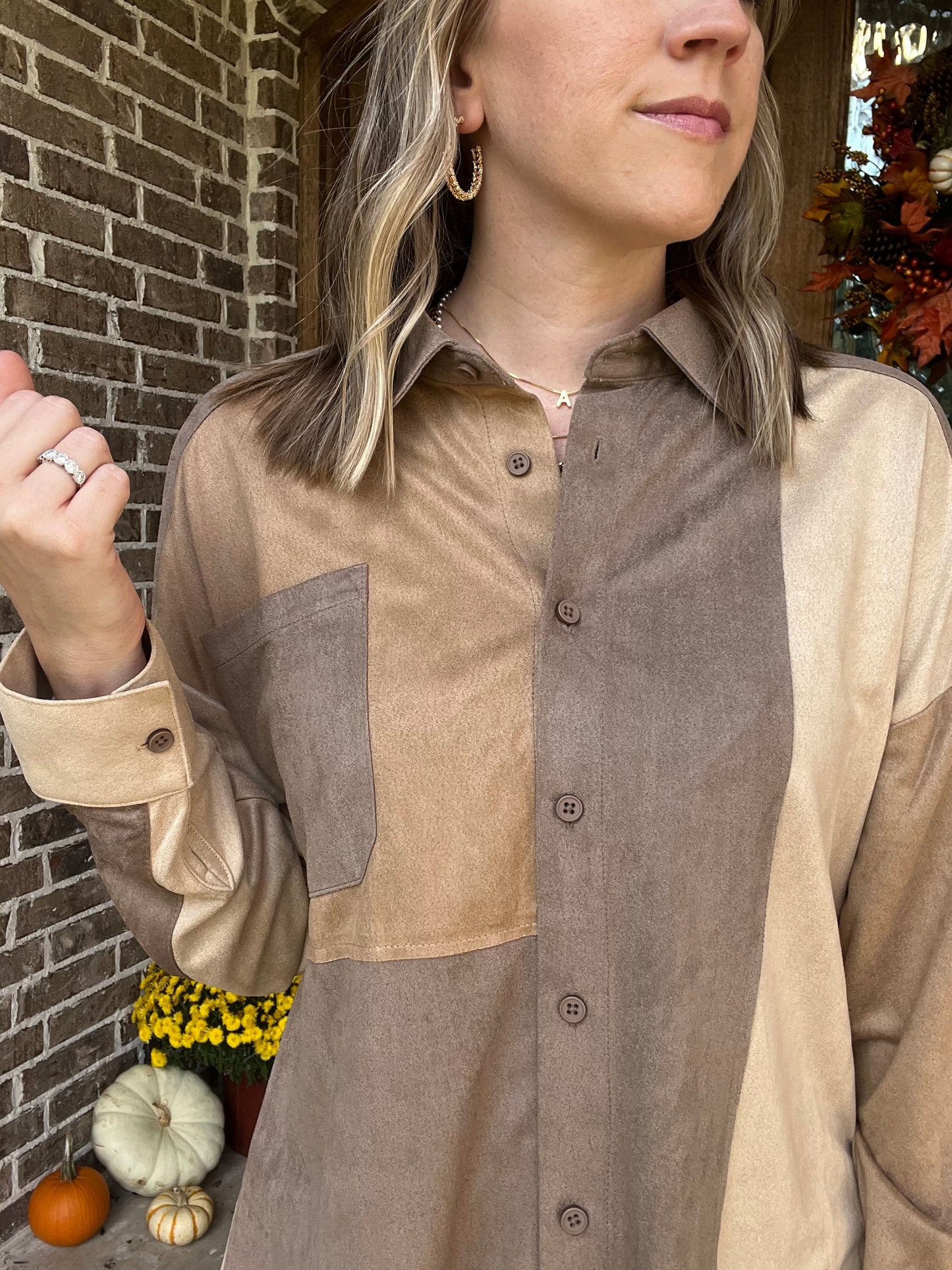 Fall breeze top- neutral mix