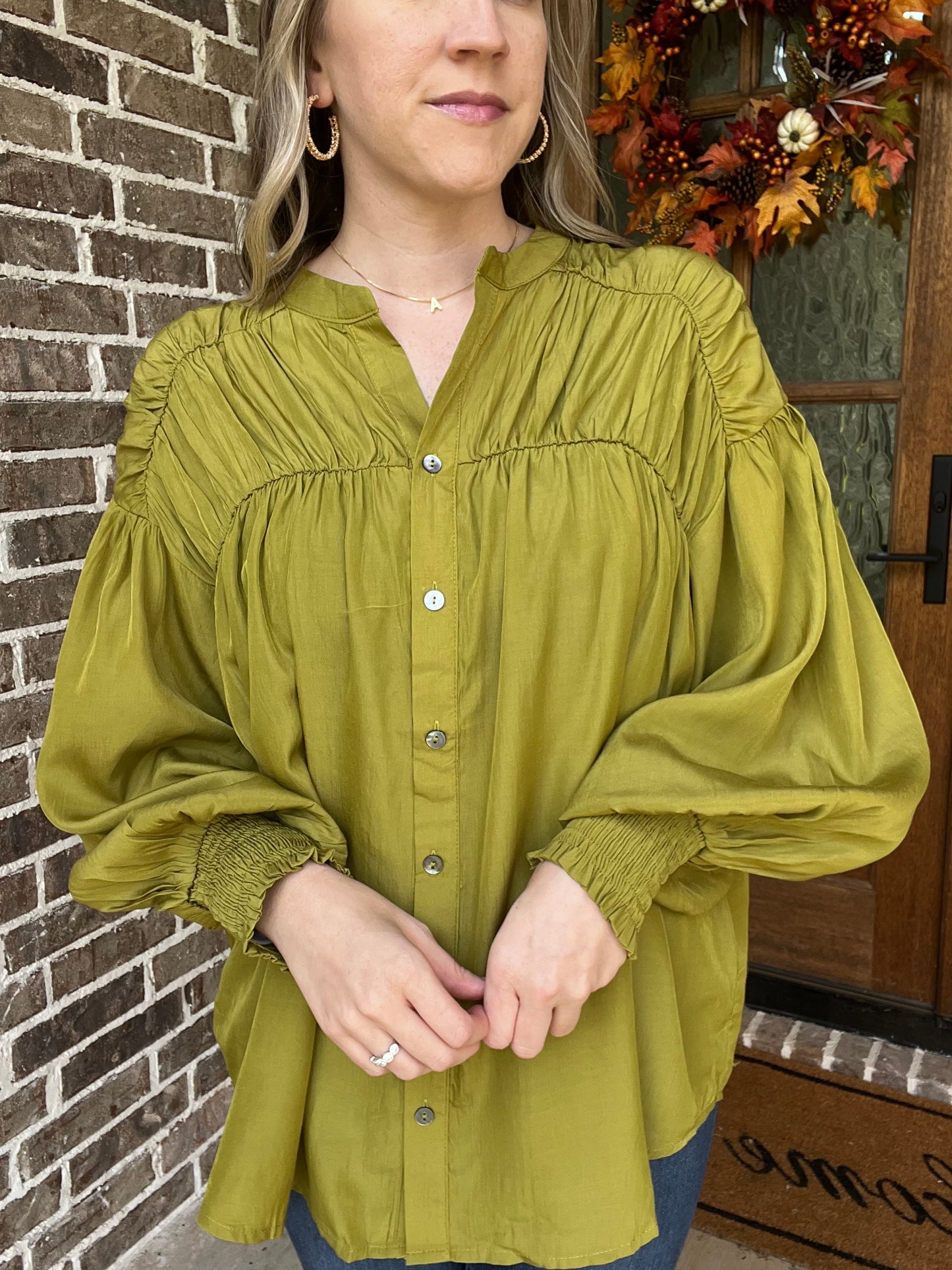 Ozzy top in olive