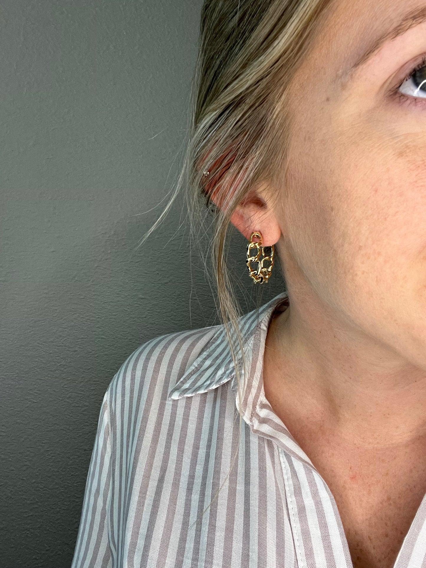 Chain-link hoops - 2 colors