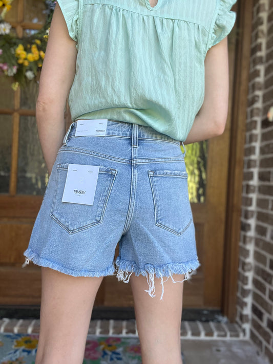 Cortney mom shorts by Vervet