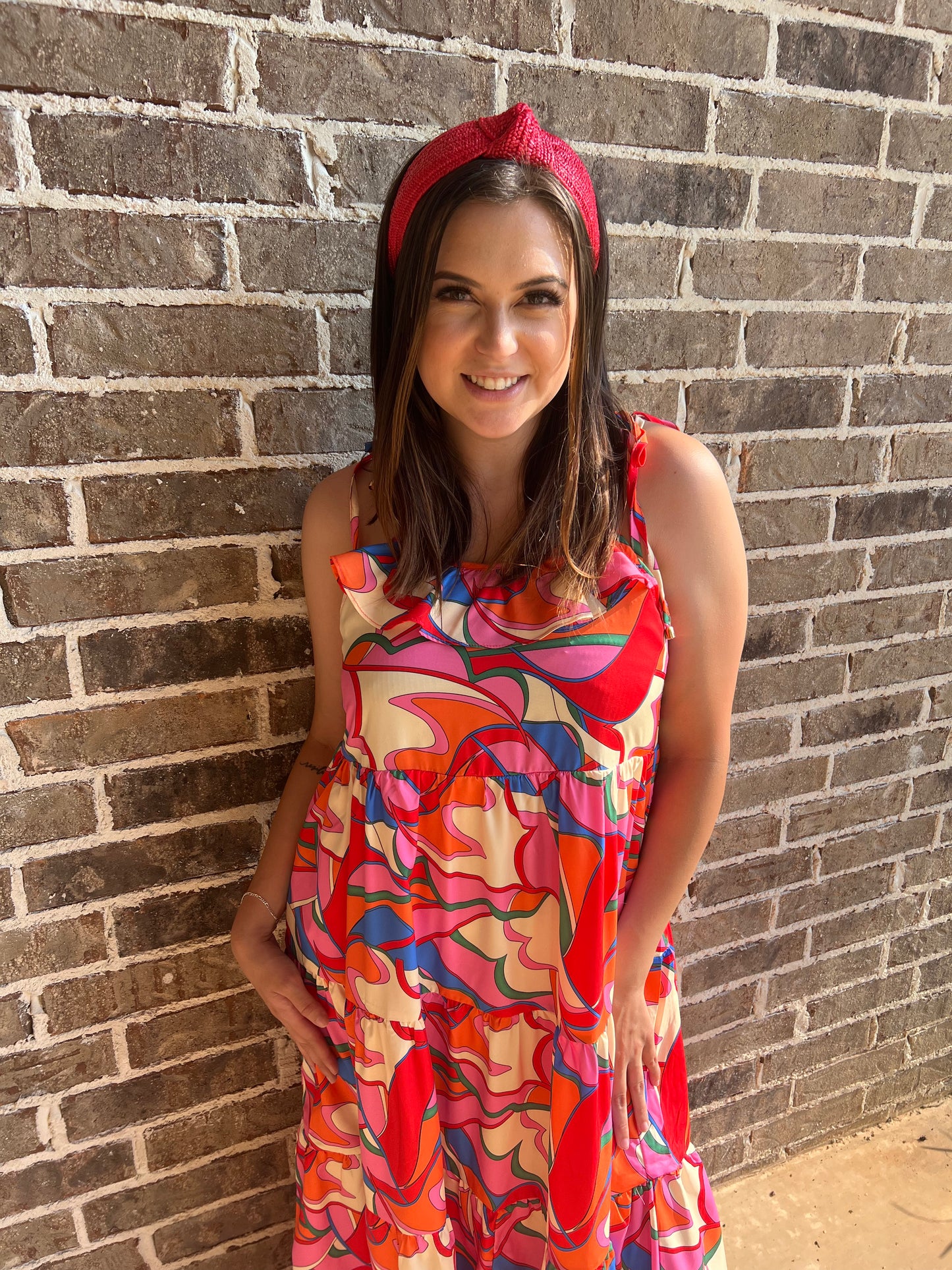 Groovy multi color maxi