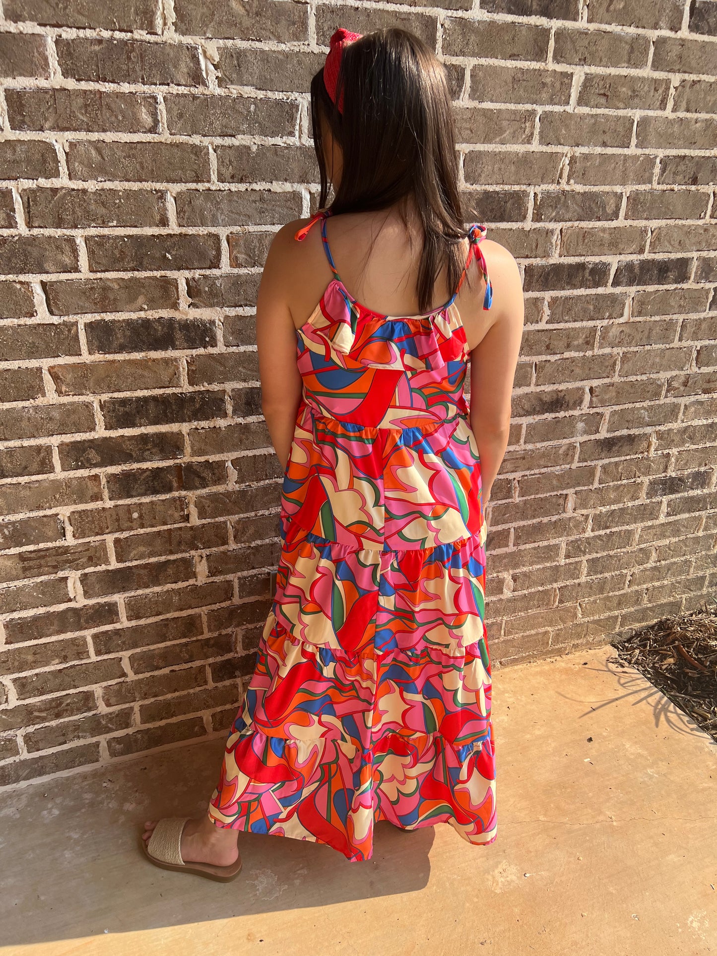 Groovy multi color maxi
