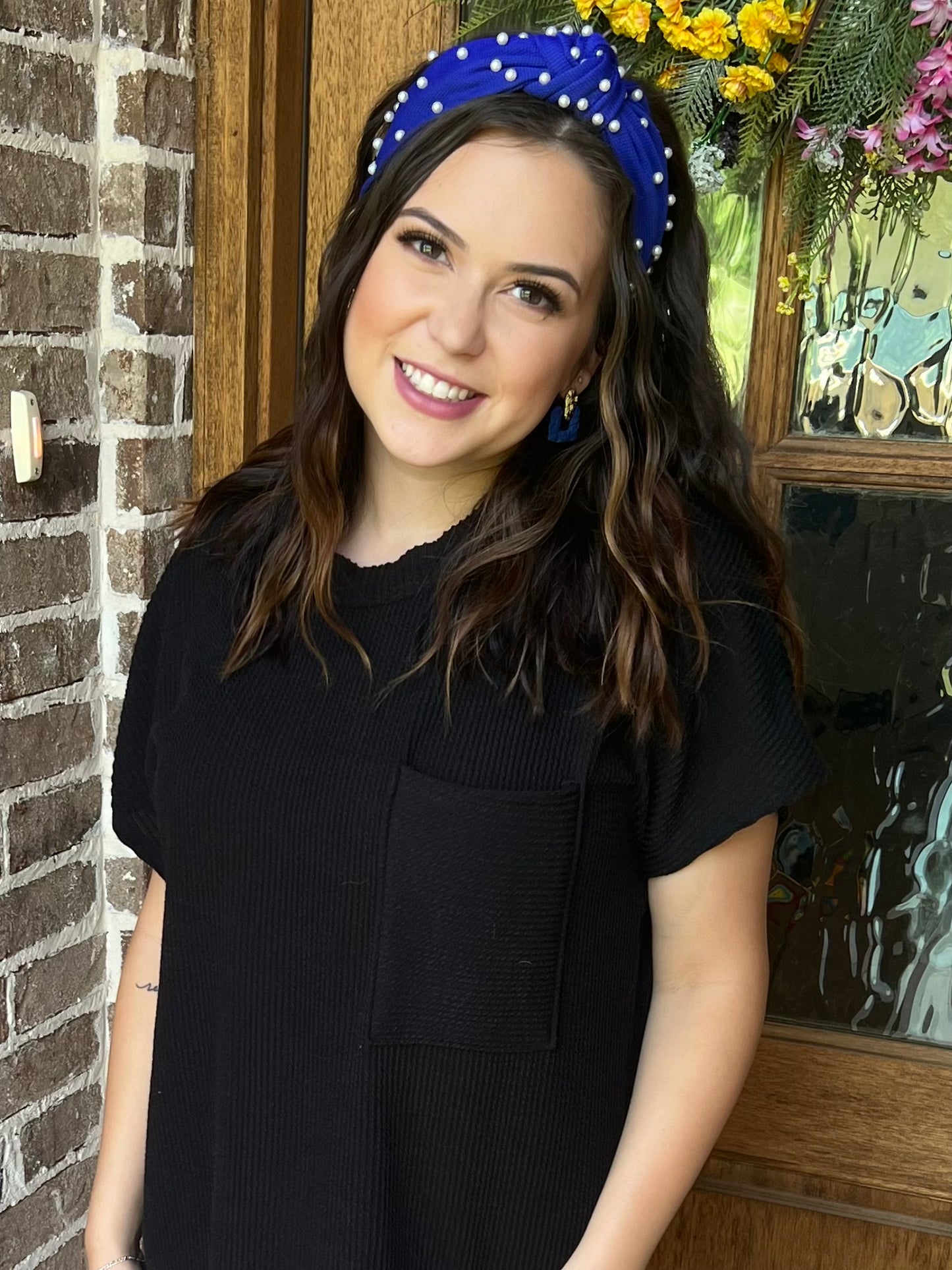 Cami ribbed short sleeve dress