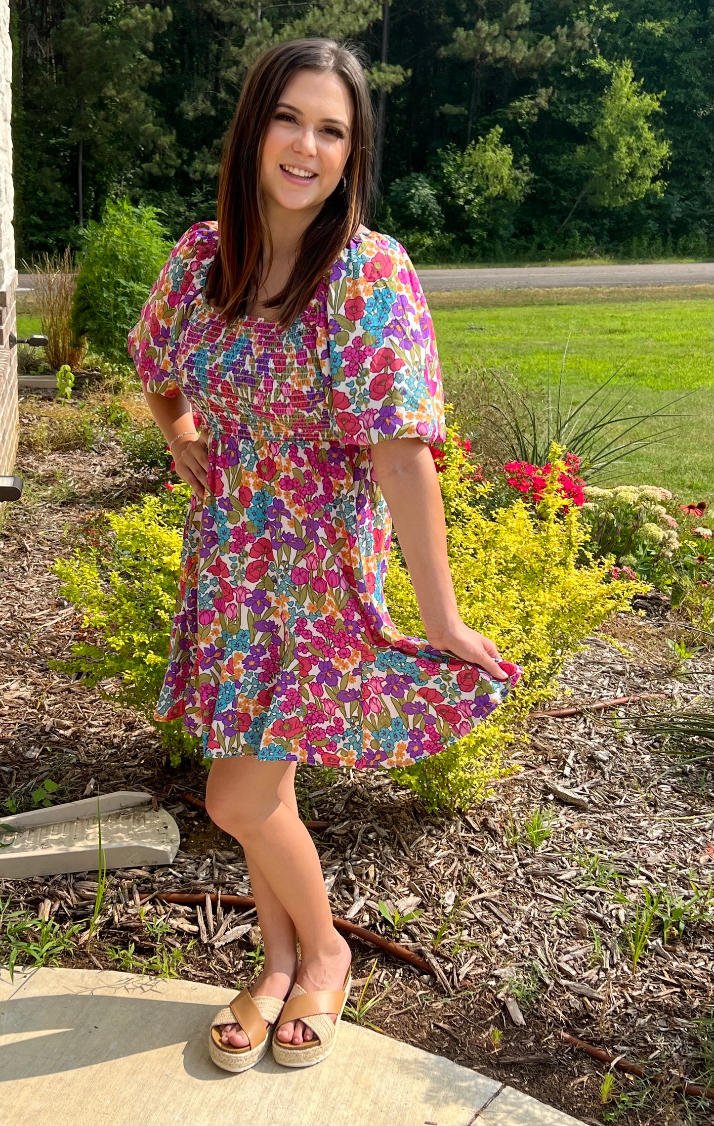 Libby floral dress - multi