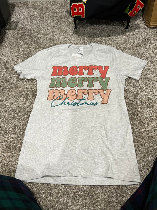 Merry merry merry Christmas tee