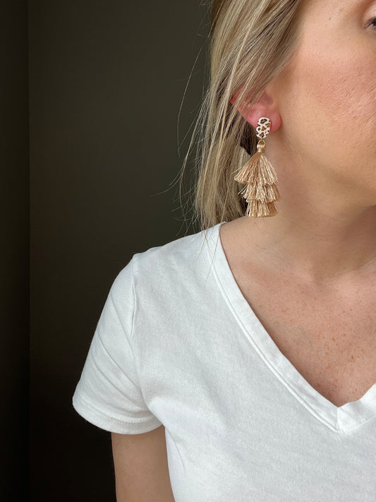 Making moves tassel earrings - 3 colors