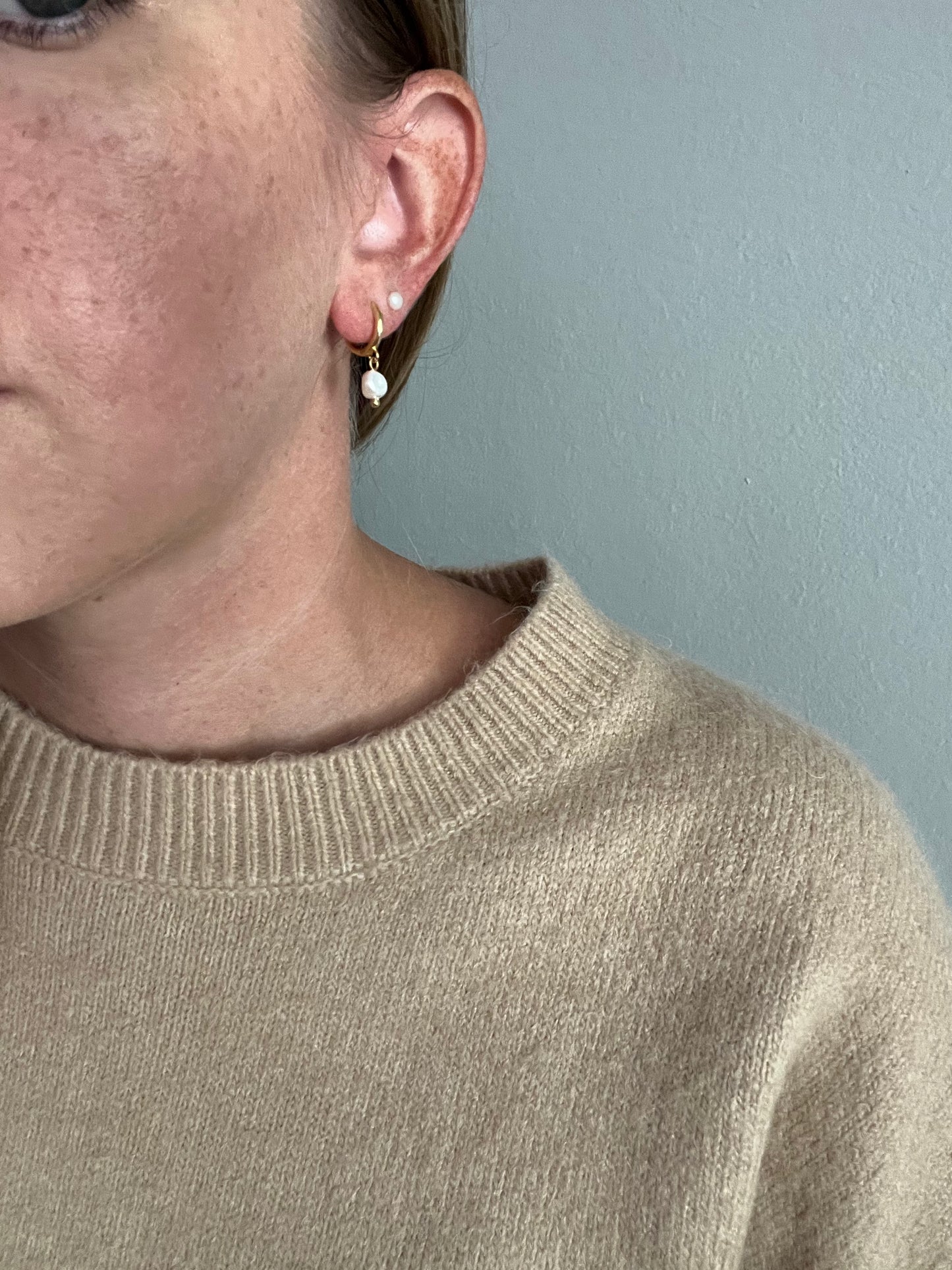 Pretty pearl drop earrings