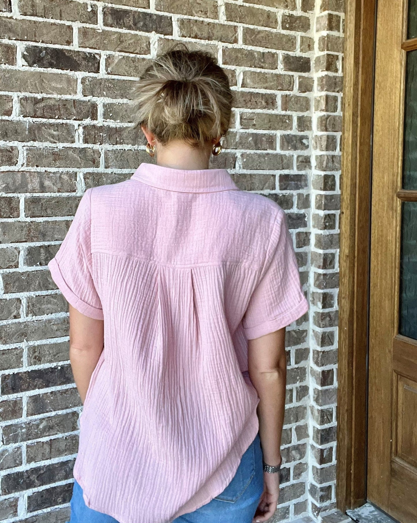 Stella top- light pink