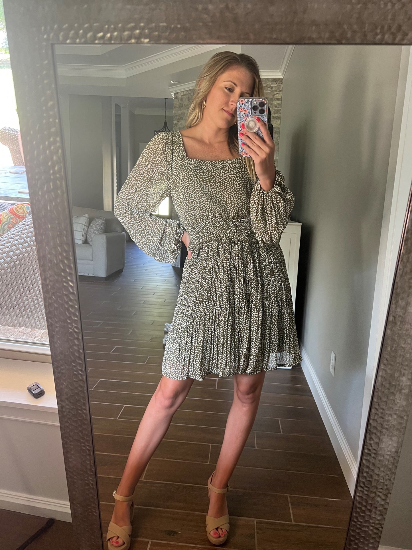 Bella dress- olive
