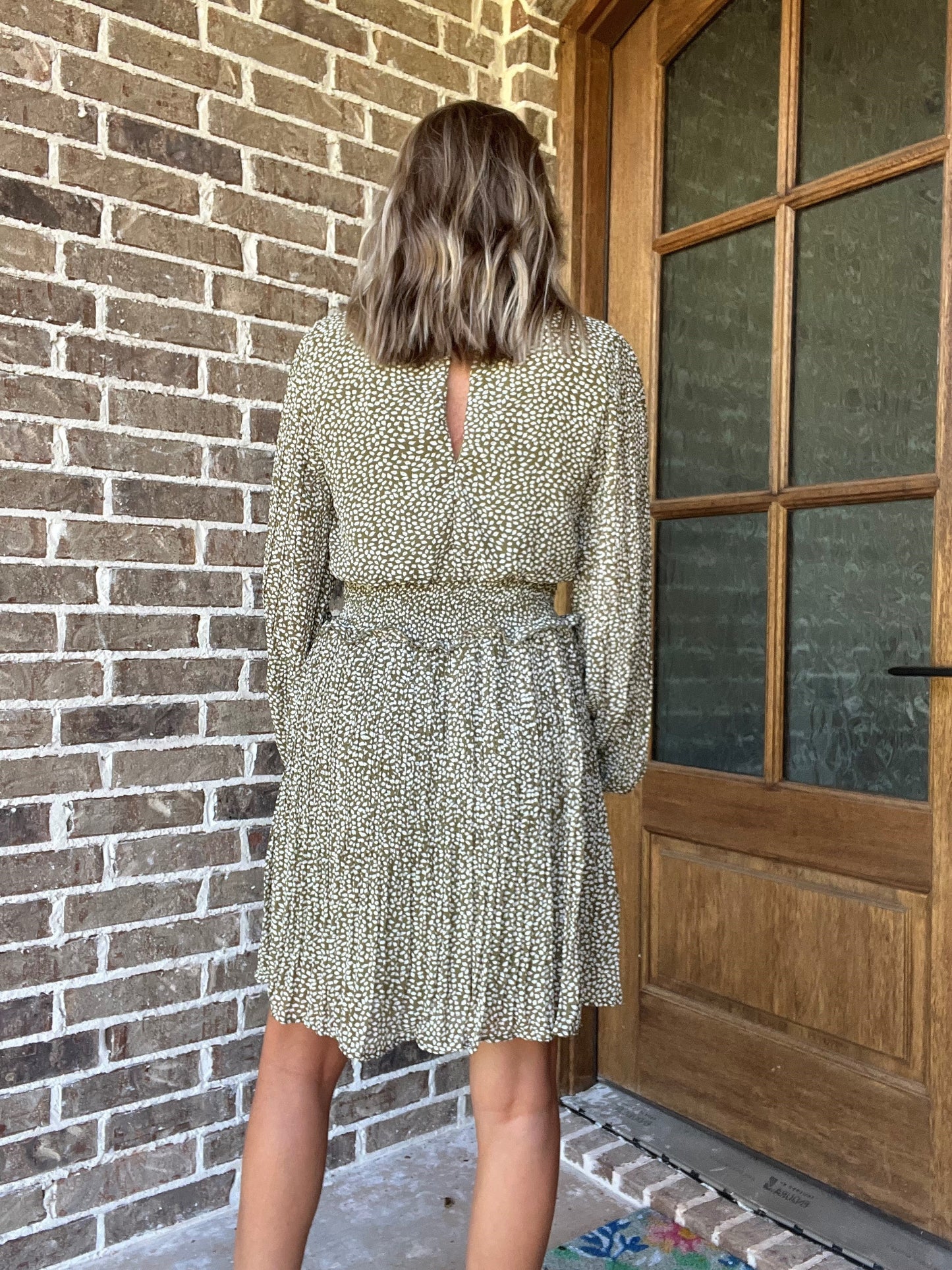 Bella dress- olive