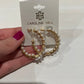 Harlow pearl lined hoops