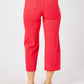 Judy Blue high waist tummy control cropped- red