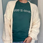 Embroidered God Is Good Tee