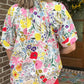 Sutton Floral Print Collared Top