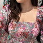 Floral smocking dress