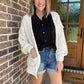 Knit cardigan- ivory