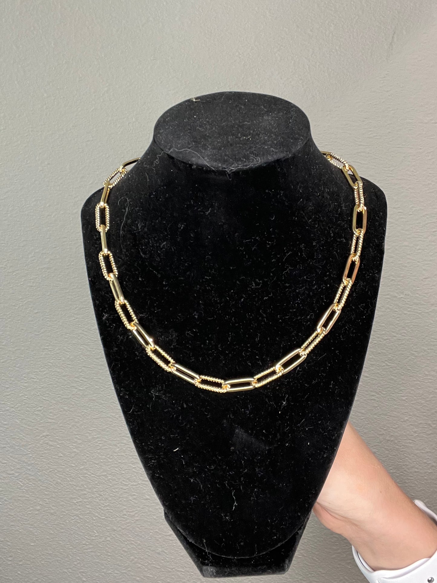 Jess gold chain necklace