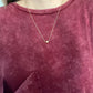 Thin Gold Chain with Gold Bead