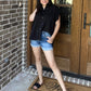 Moxie top- black