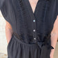 Timeless black midi dress