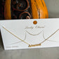 State name necklace