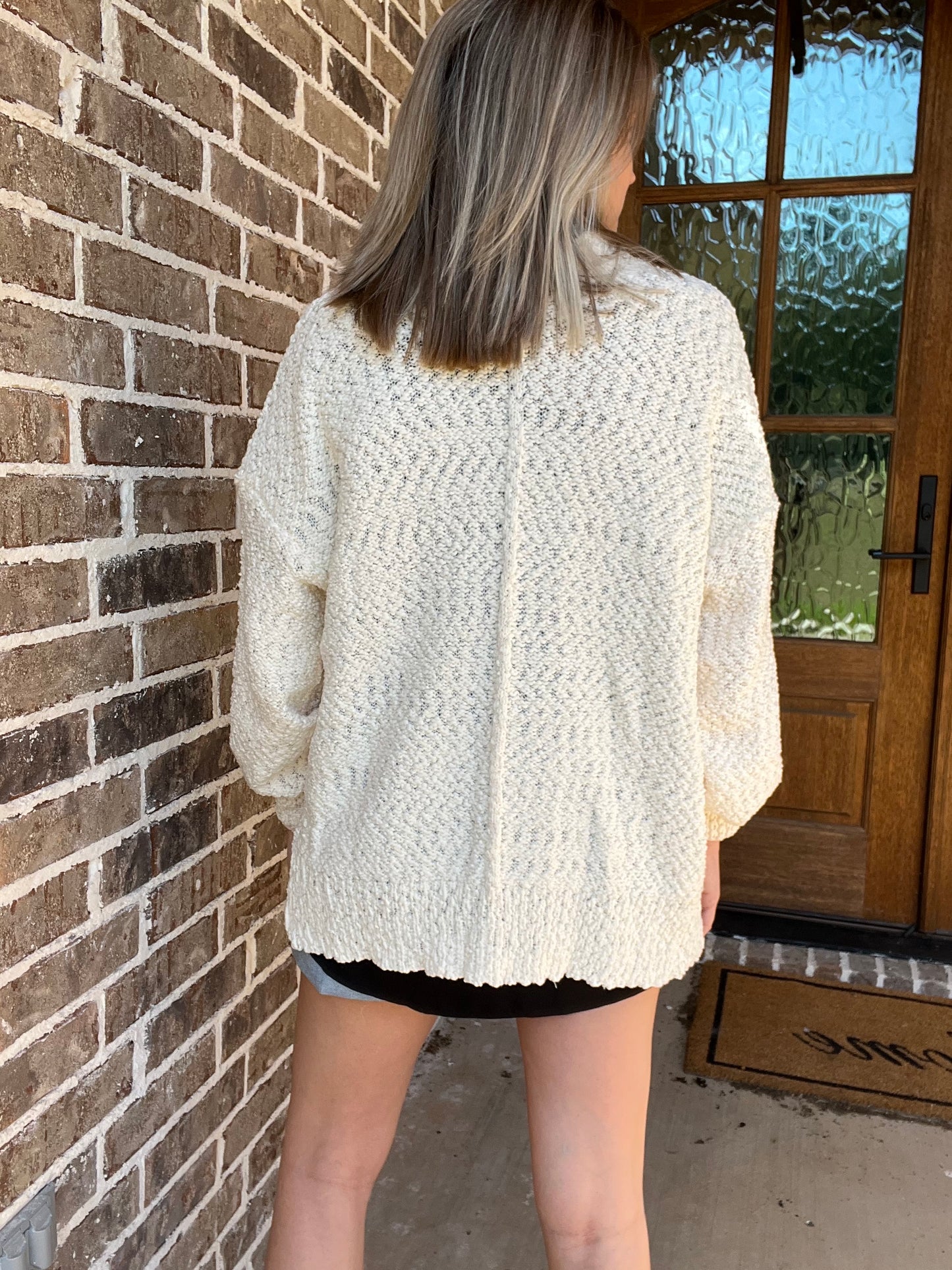 Knit cardigan- ivory