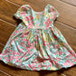 DAFFODILS Short sleeve pocket twirl dress