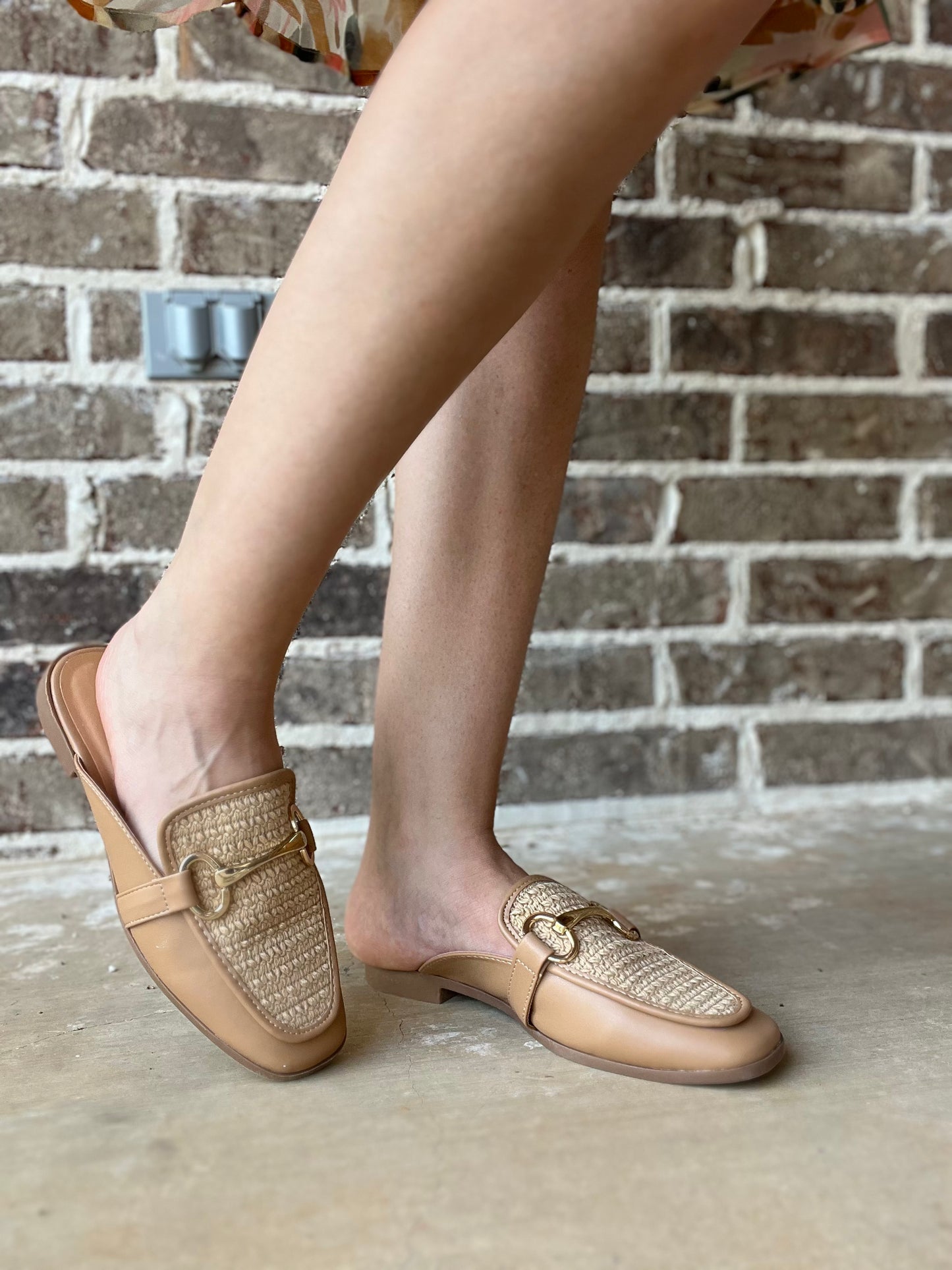 Stakes mules - tan