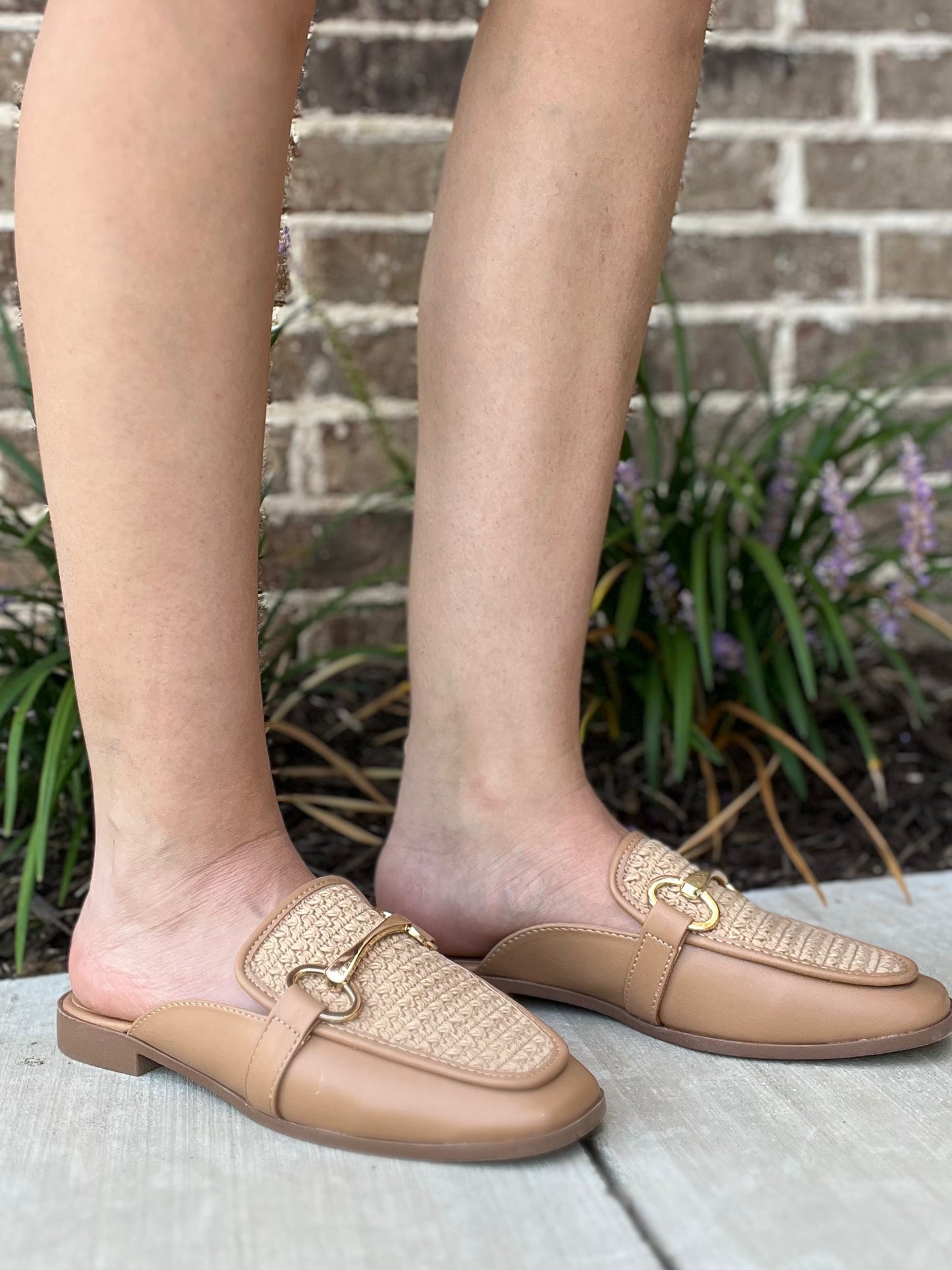 Stakes mules - tan