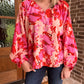 Pink and red love top