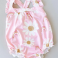 You are my sunshine ruffle back romper