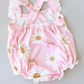 You are my sunshine ruffle back romper