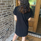 Cami ribbed short sleeve dress