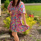 Libby floral dress - multi