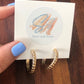 Basic gold hoops