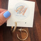 Basic gold hoops