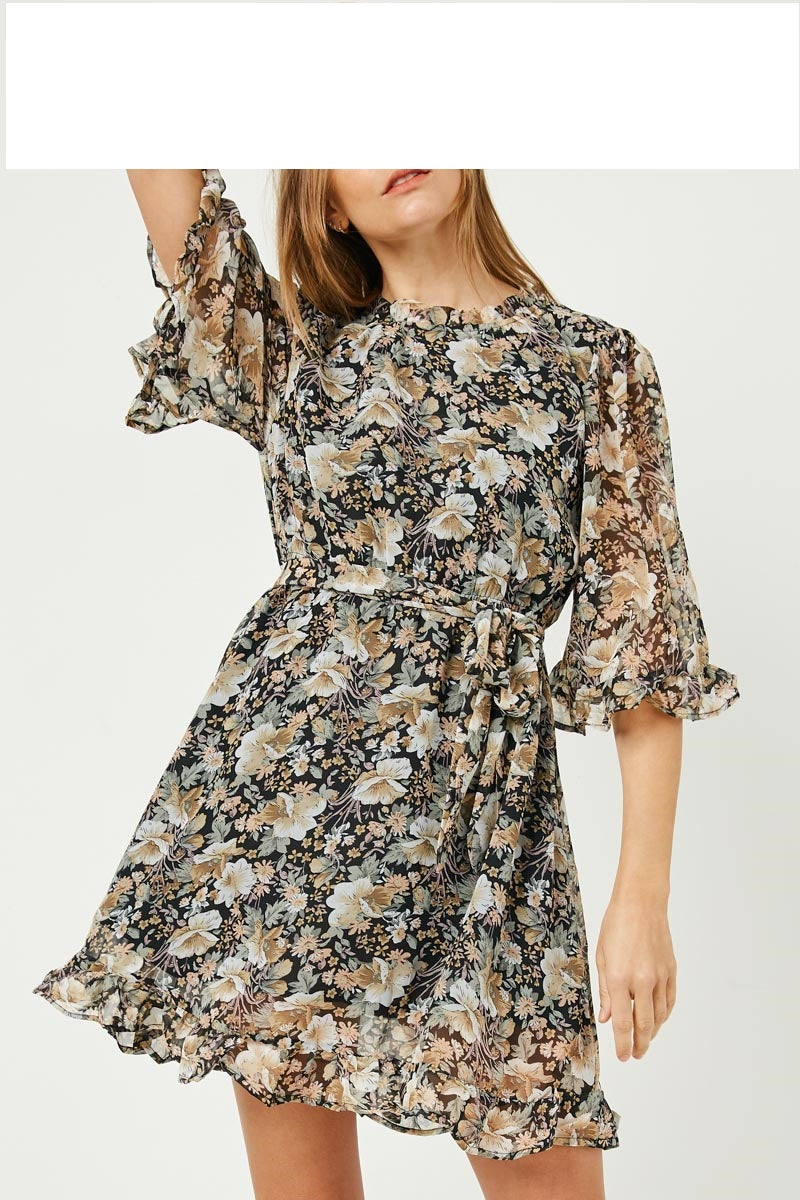 Carmen floral dress