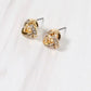 Kenli CZ knot earrings- 2 colors