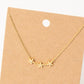 Dainty flower necklace