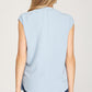 LAST ONE- top with side tie- baby blue