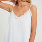 flowy tank- white
