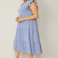 Chambray Midi Dress- PLUS size