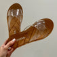 Sennet sandals- clear