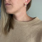 Simple pearl drop earrings