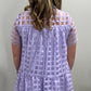 LAST ONE-Lovely lavender midi dress