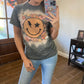 Retro smiley graphic tee