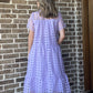 LAST ONE-Lovely lavender midi dress