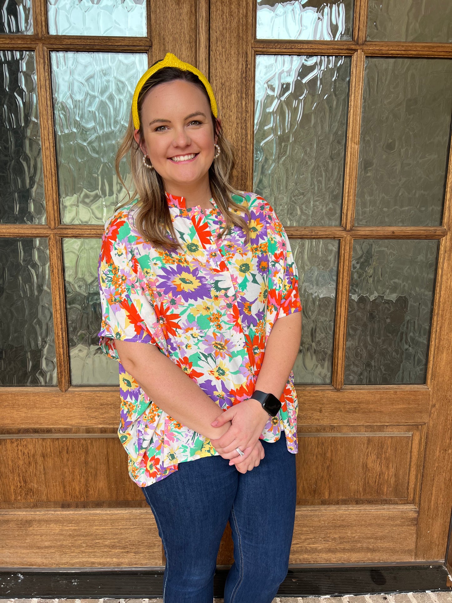 Bright blooms top