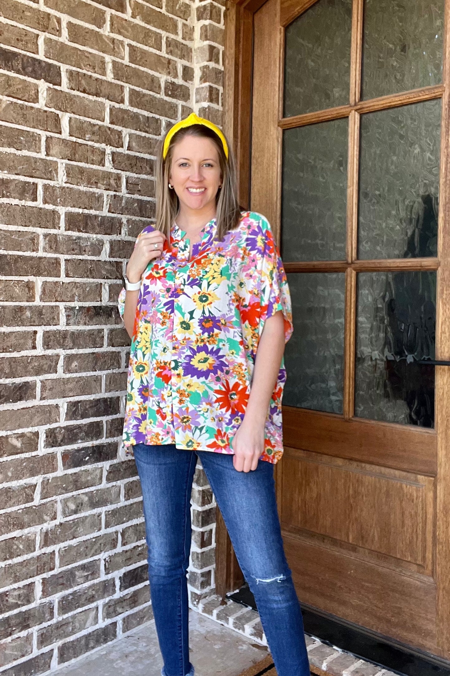 Bright blooms top